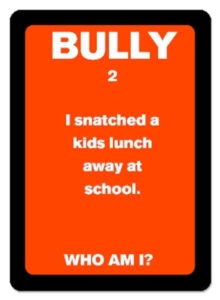 antibullying card game